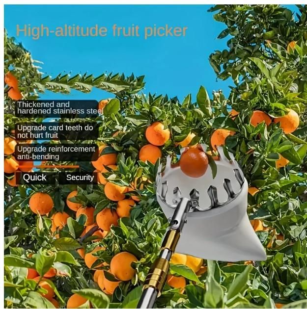 Fruit Picking Basket Extendable Fruit Picker with Storage Bag