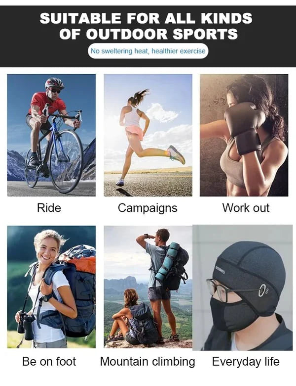 Spring Summer Motorcycle Mask Cooling Cycling Balaclava Bike Headwear Ice silk face protection cycling hood Helmet Ice Silk Men Women Full Balaclava For Motorcycle Bike Headgear Windproof Riding Men Women
