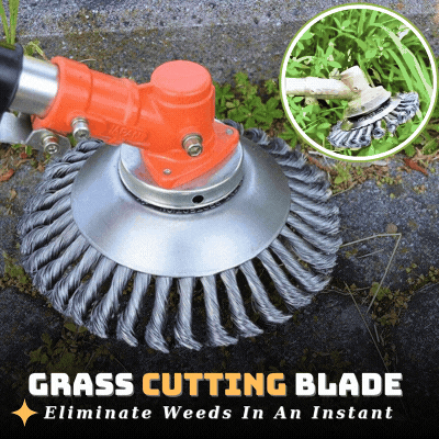 (🔥30% DISCOUNT) Steel Wire Wheel Grass Cutter Blade - Lawn Mower Accessory