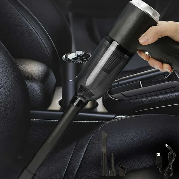 3 in 1 Mini Car Vacuum cleaner – Wireless, Rechargeable, Blower & Dust Cleaner for Car, Home & Keyboard