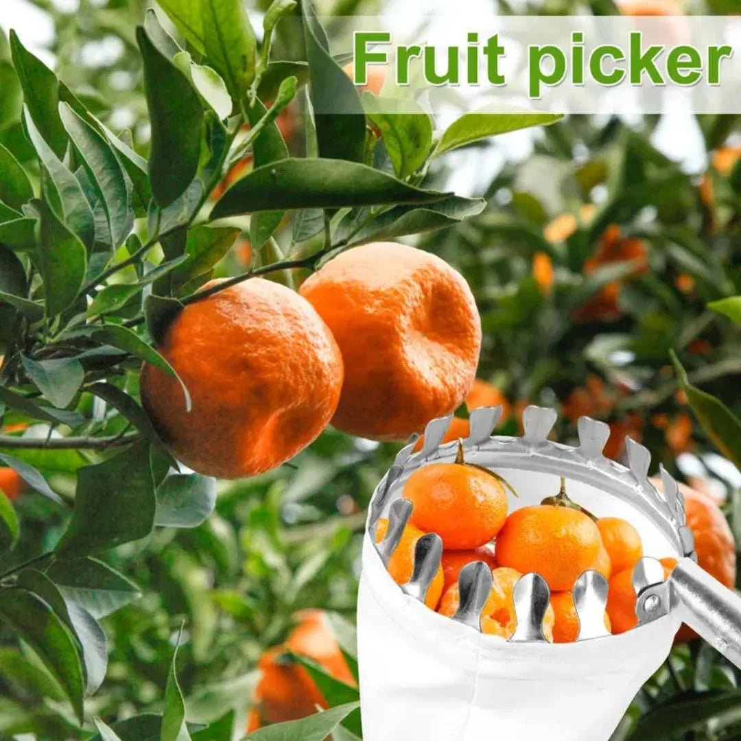Fruit Picking Basket Extendable Fruit Picker with Storage Bag